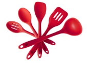 Home 5 piece Silicone Kitchen Utensil Set