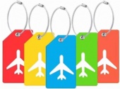 Silicone Luggage Tag With Name ID Card