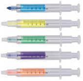 Syringe highlighter Pen