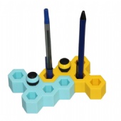 Silicone Honeycomb Pen Holder